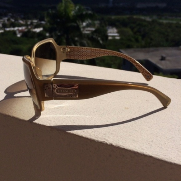 Coach Army Green Sunglasses - Picture 1 of 4